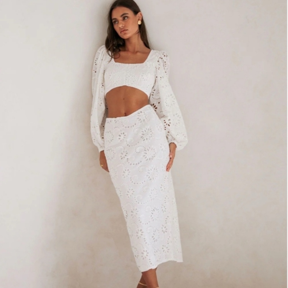 SABO Luxe Valencia Puff Top and matching Valencia Skirt